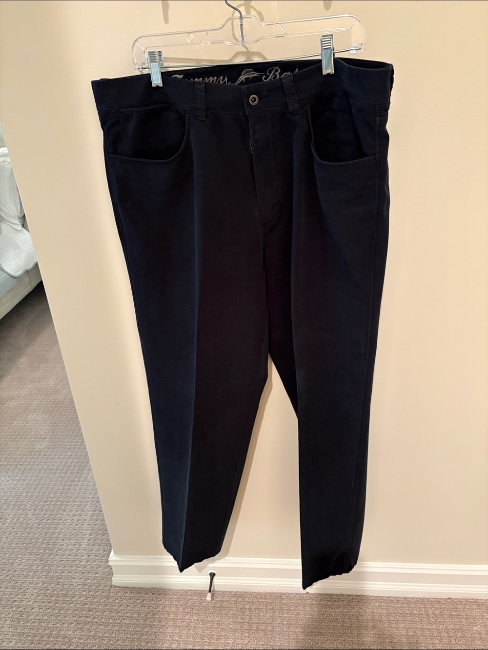 Men's Tommy Bahama Black Chino Pants 38 x 30